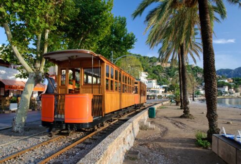 Port de Soller na Majorce, zabytkowy tramwaj