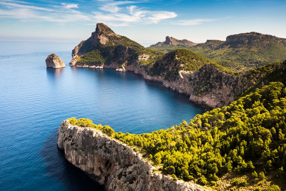 Widok na Półwysep Formentor na Majorce
